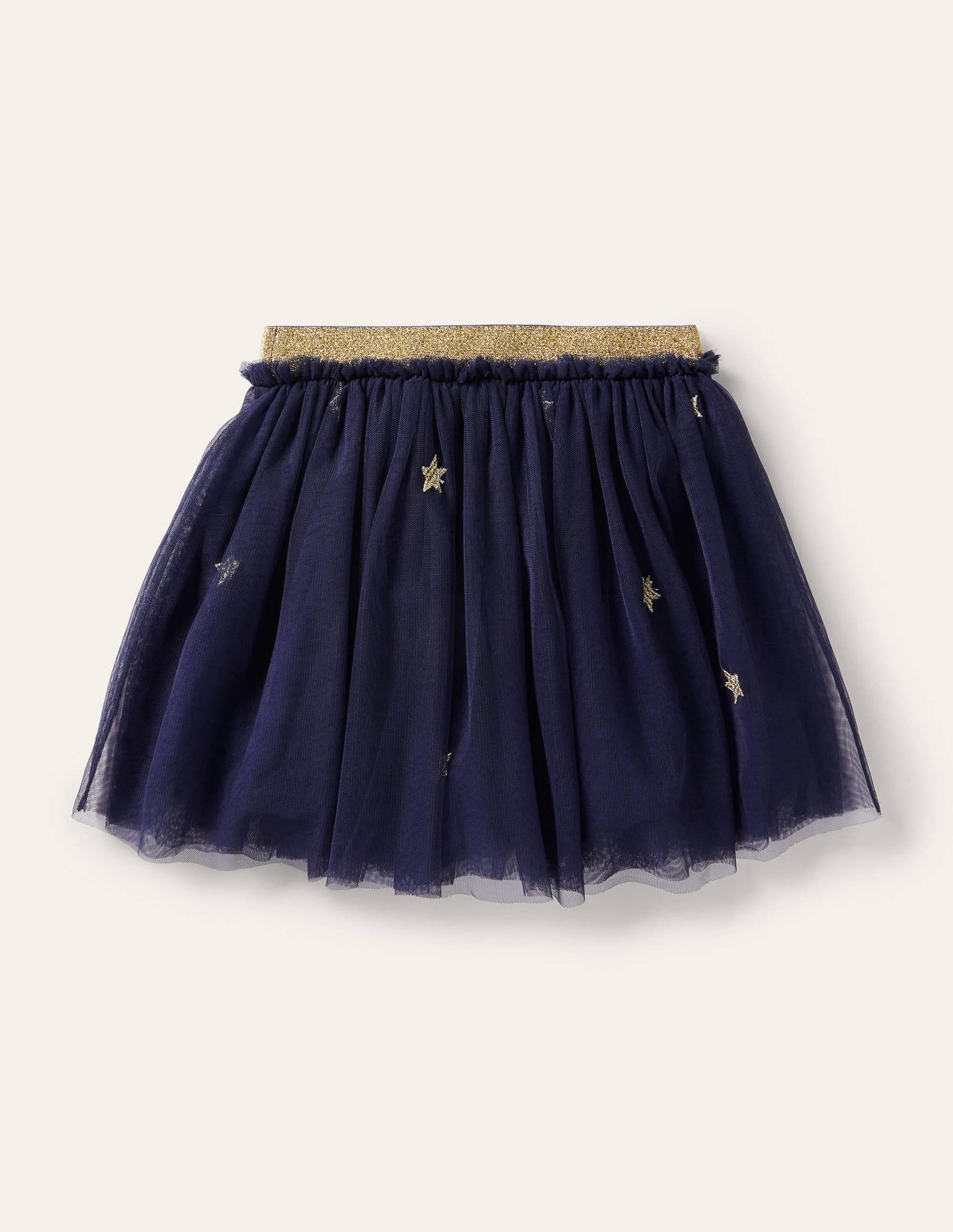 Appliqué Tulle Skirt-Starboard Blue Animals