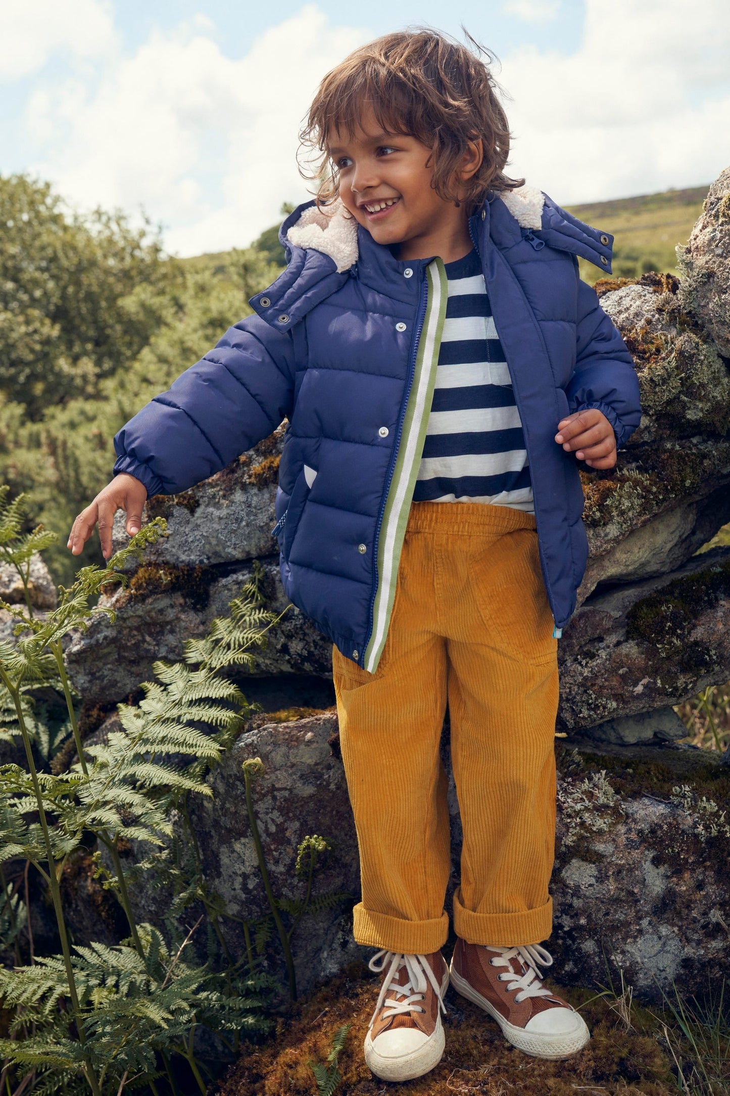 2-in-1 Padded Coat-French Navy