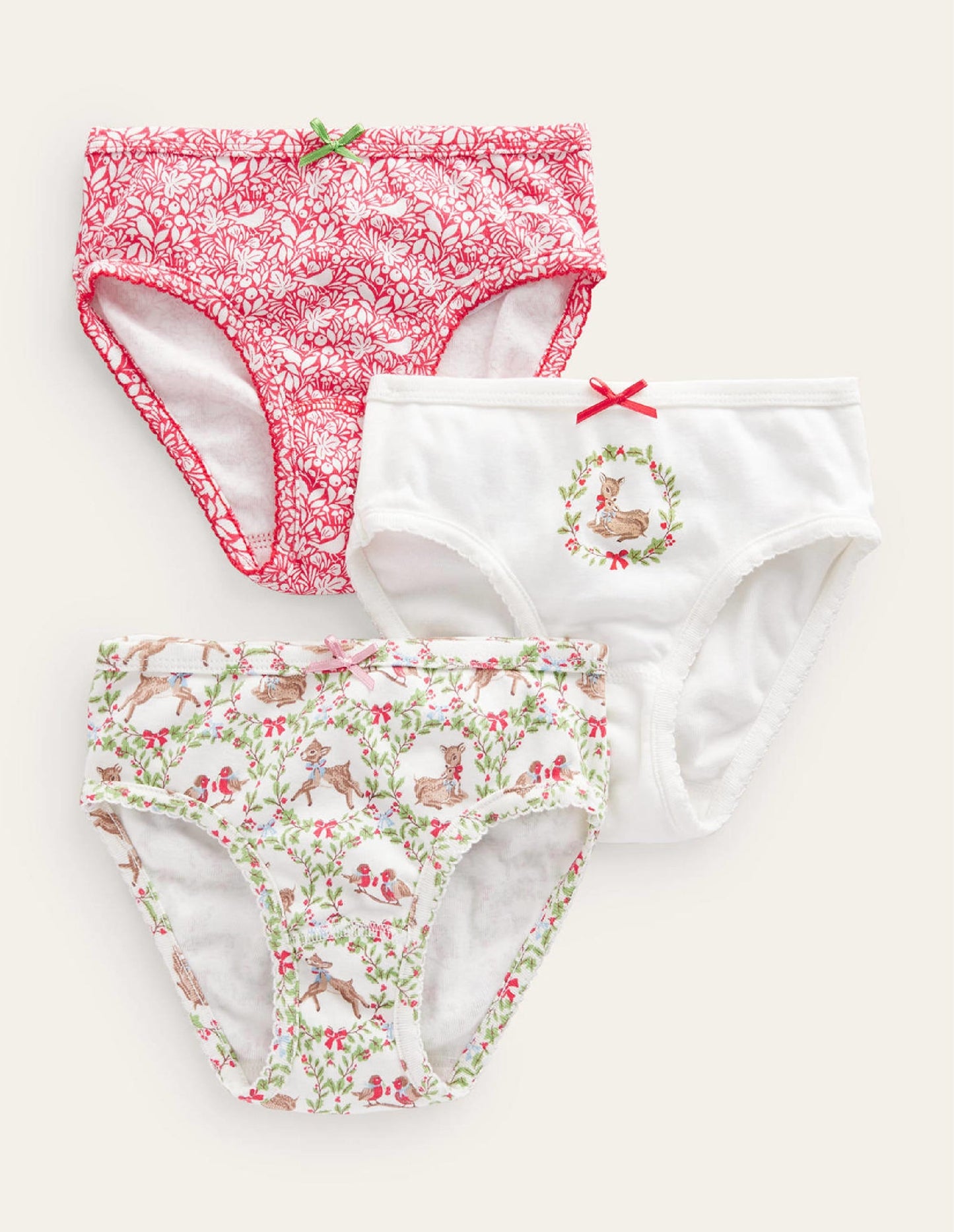 7 Pack Underwear-Red Festive
