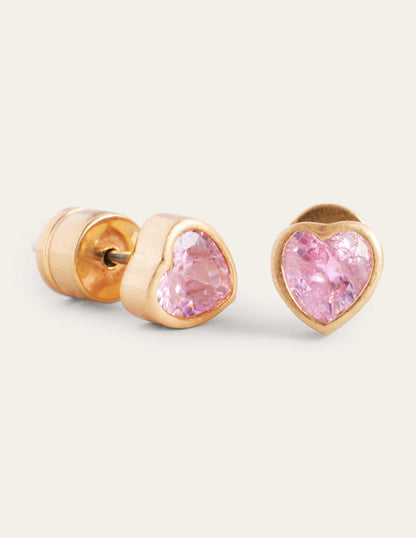 2-Pack Heart Stud Earrings-Multi