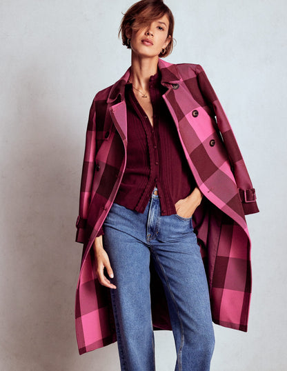 Angela Cotton Scallop Cardigan-Deep Wisteria