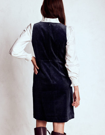 Annie Cord Shift Dress-Navy