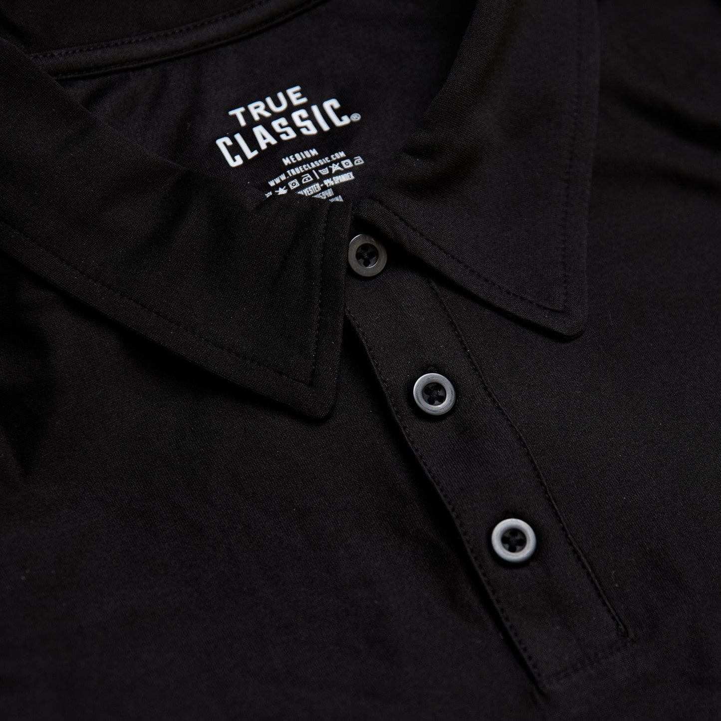Black Active Polo 3-Pack