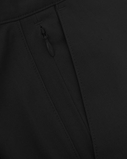 7" Black Classic Twill Shorts