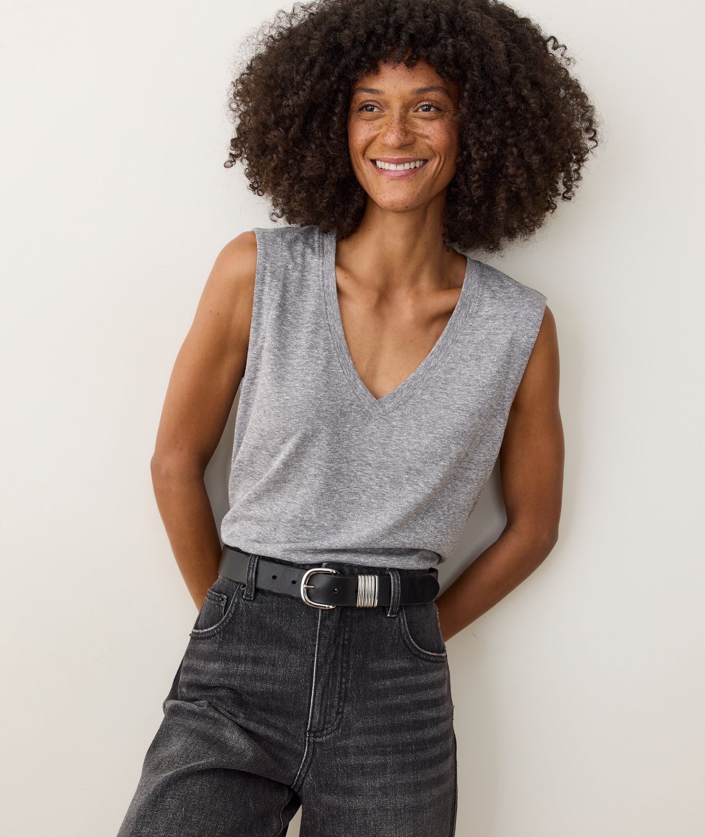 Tissue V-Neck Tank