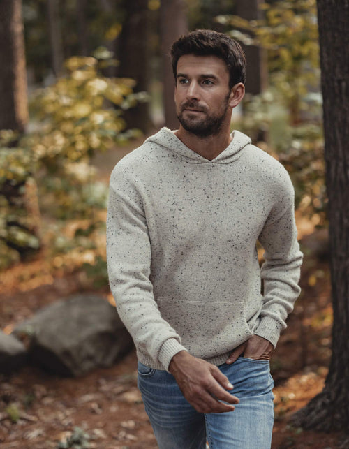 Seawool Nep Hoodie in Cream