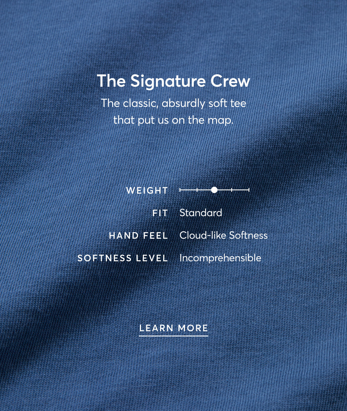 Women's Signature Crew in White