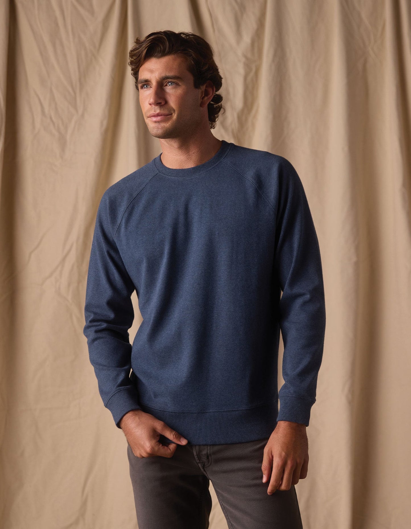 Puremeso Everyday Crew in Indigo Blue