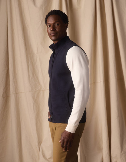 Cooper's Landing Vest in Navy
