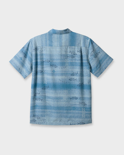 Waterman Go Fish Shirt - Sterling Blue
