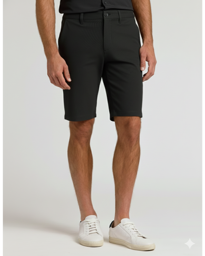 9" Black Chino Shorts 2.0