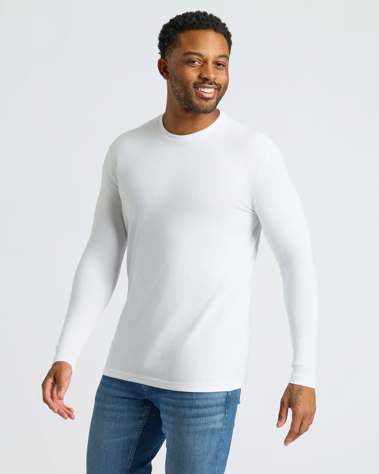 Black & White Classic Long Sleeve Crew Neck 10-Pack